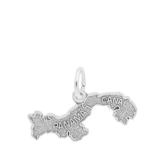 Panama Canal Charm in Sterling Silver