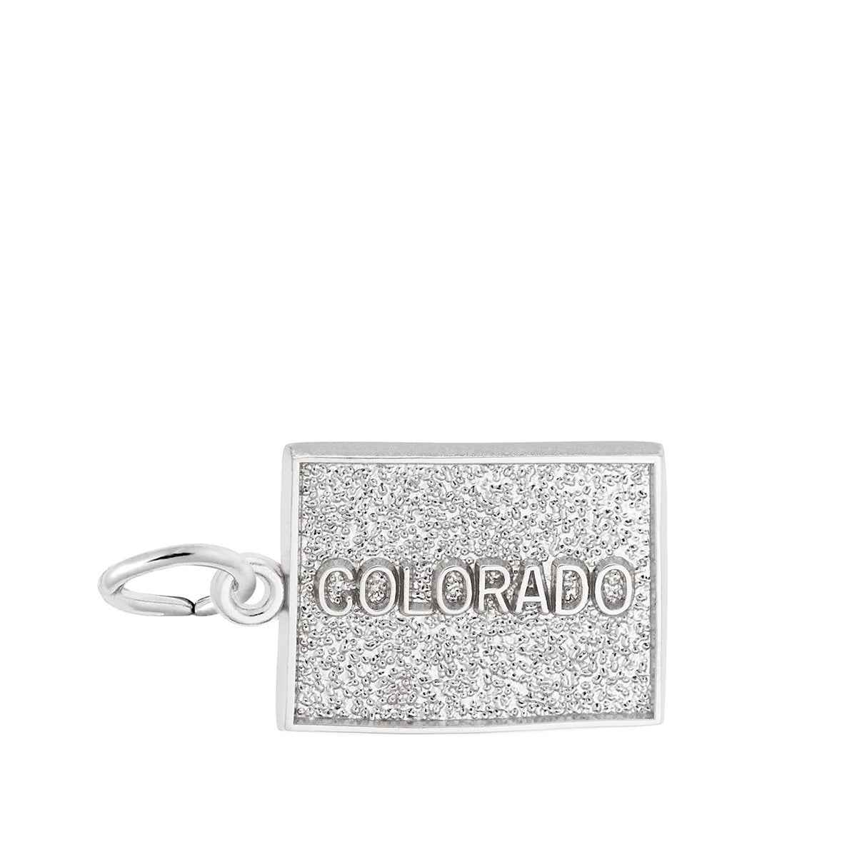 Colorado Disc Charm in Sterling Silver