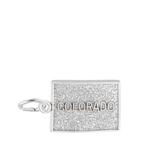 Colorado Disc Charm in Sterling Silver