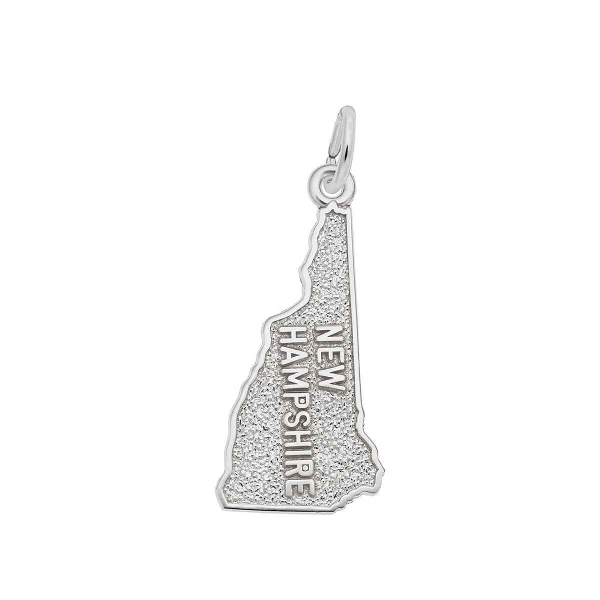 New Hampshire Charm in Sterling Silver