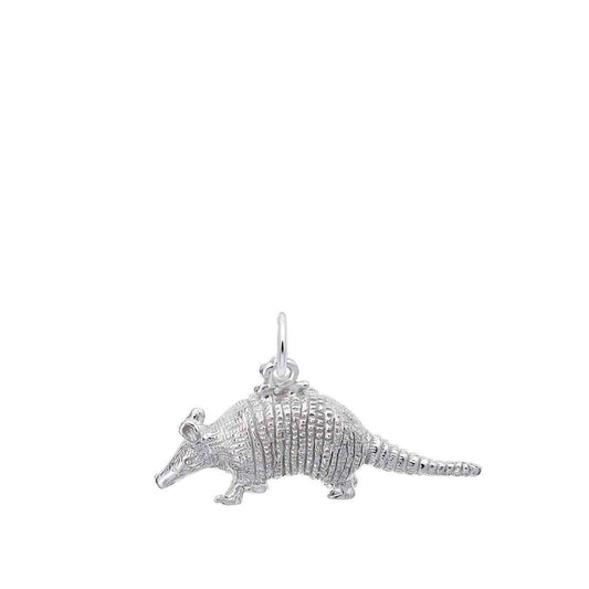 Armadillo Charm in Sterling Silver