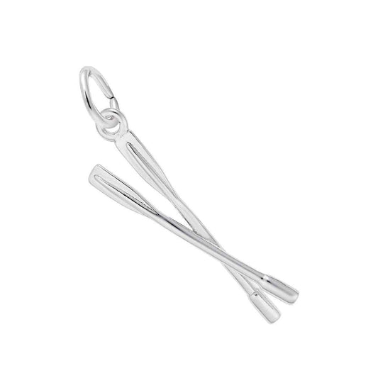 Crew Oars Charm in Sterling Silver