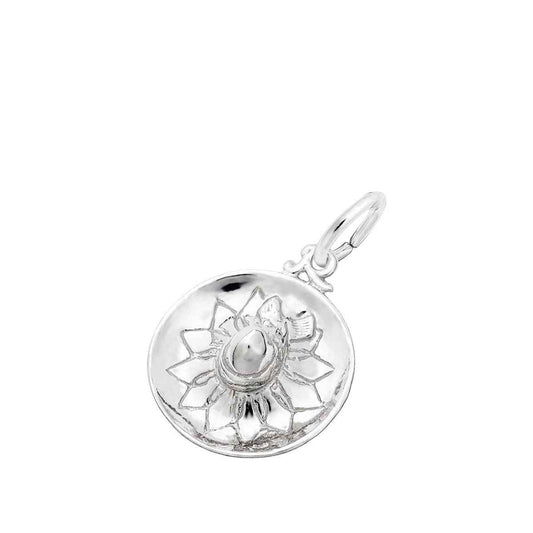 Sombrero Charm in Sterling Silver