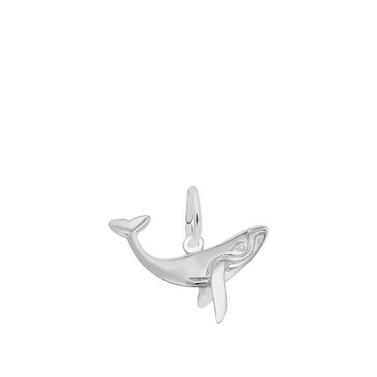 Whale Charm Sterling Silver