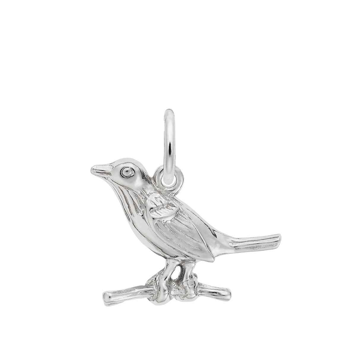 Robin Charm in Sterling Silver