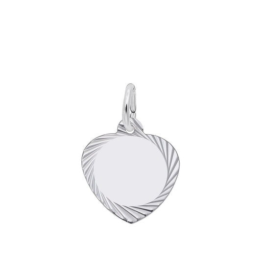 Heart Charm Sterling Silver