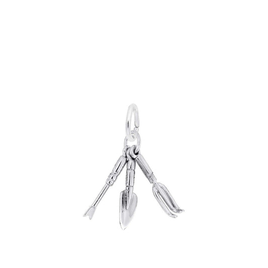 Garden Tools Charm Sterling Silver