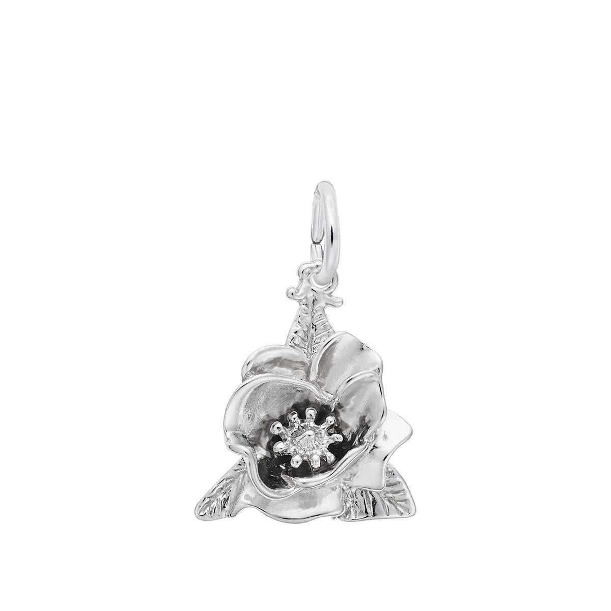 Magnolia Charm in Sterling Silver