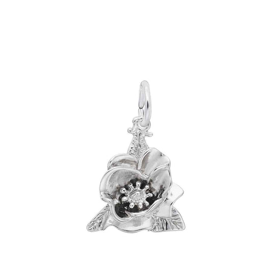 Magnolia Charm in Sterling Silver