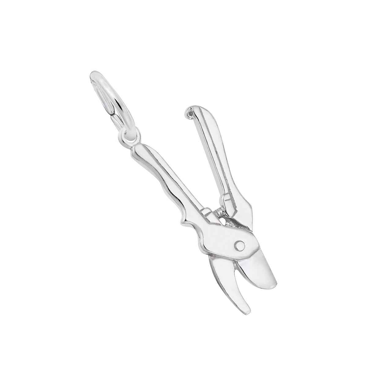 Pruning Shears Charm in Sterling Silver
