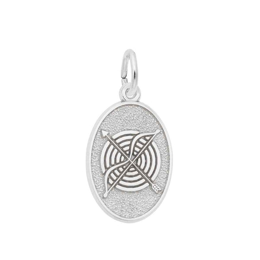 Archery Charm in Sterling Silver