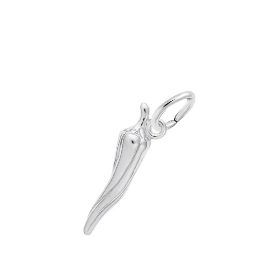 Chili Pepper Charm Sterling Silver