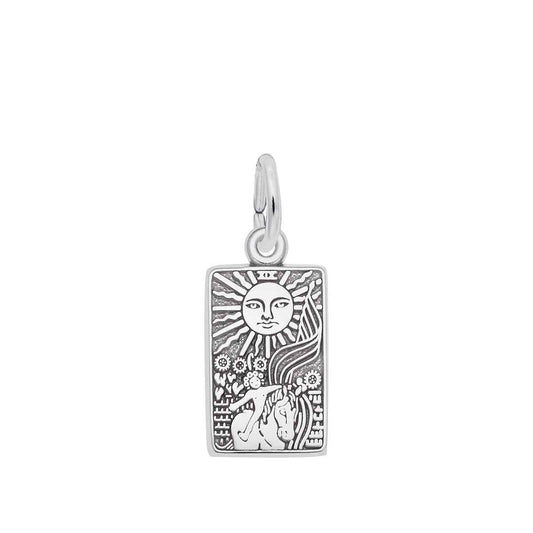 Tarot Card Charm in Sterling Silver