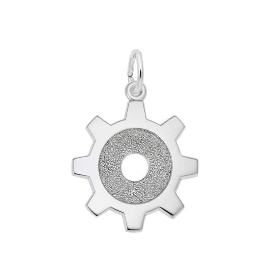Engineer Charm in Sterling Silver