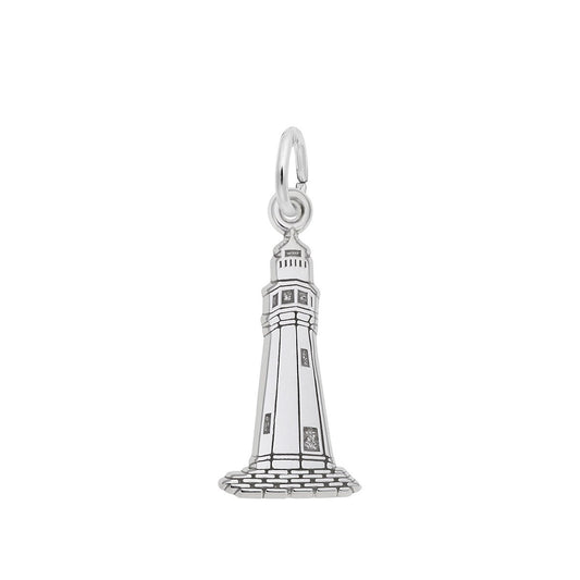 Buffalo Lighthouse Charm Sterling Silver