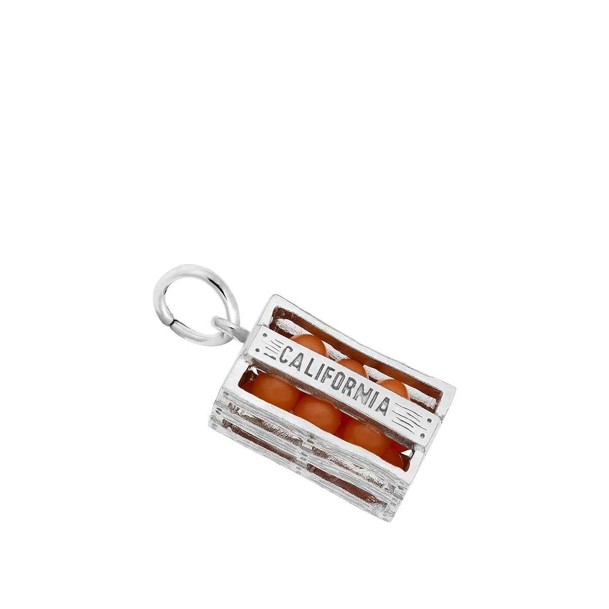 California Oranges Charm in Sterling Silver