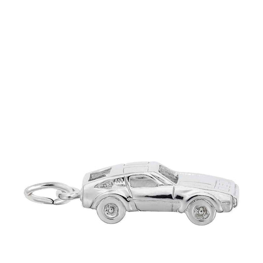 DeLorean Car Charm in Sterling Silver