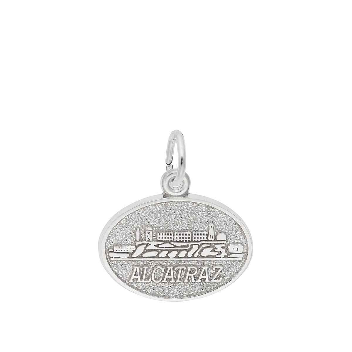 Alcatraz Charm in Sterling Silver