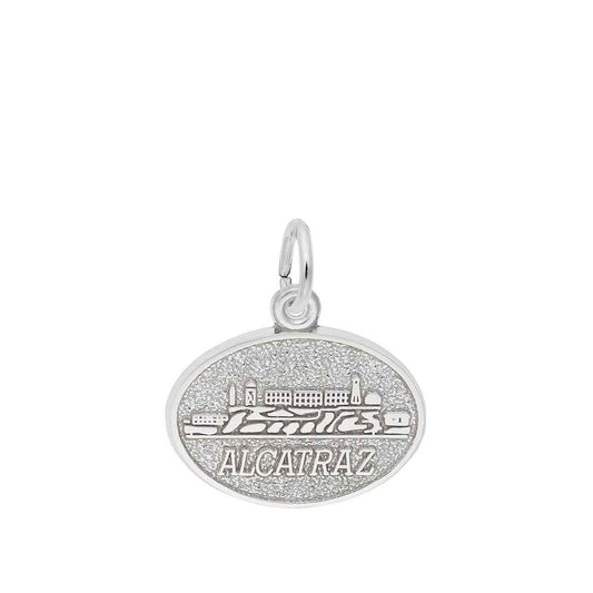 Alcatraz Charm in Sterling Silver
