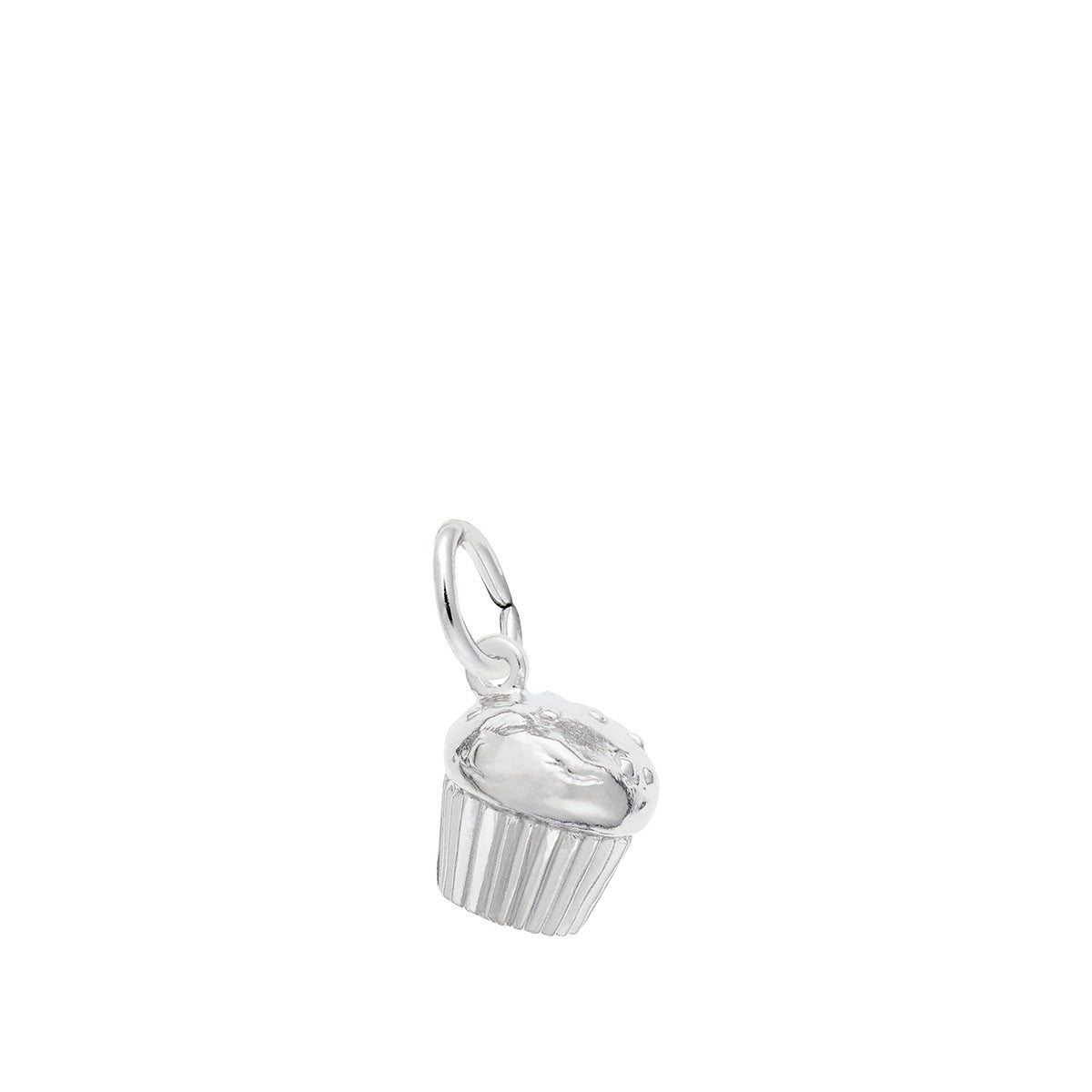 Muffin Charm Sterling Silver