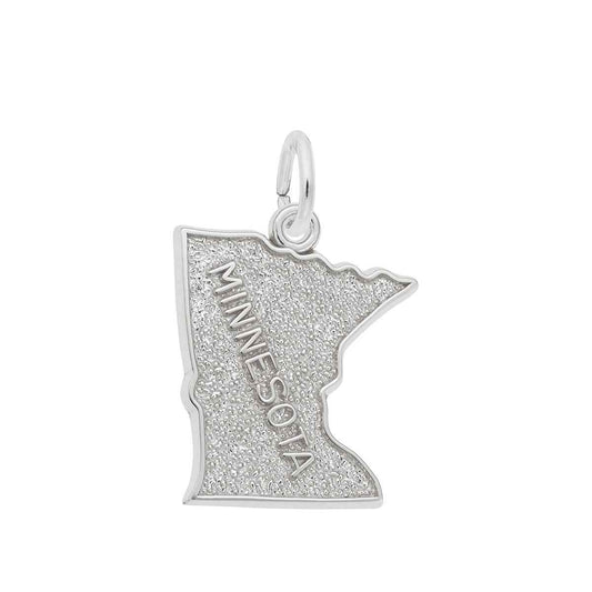 Minnesota Charm in Sterling Silver