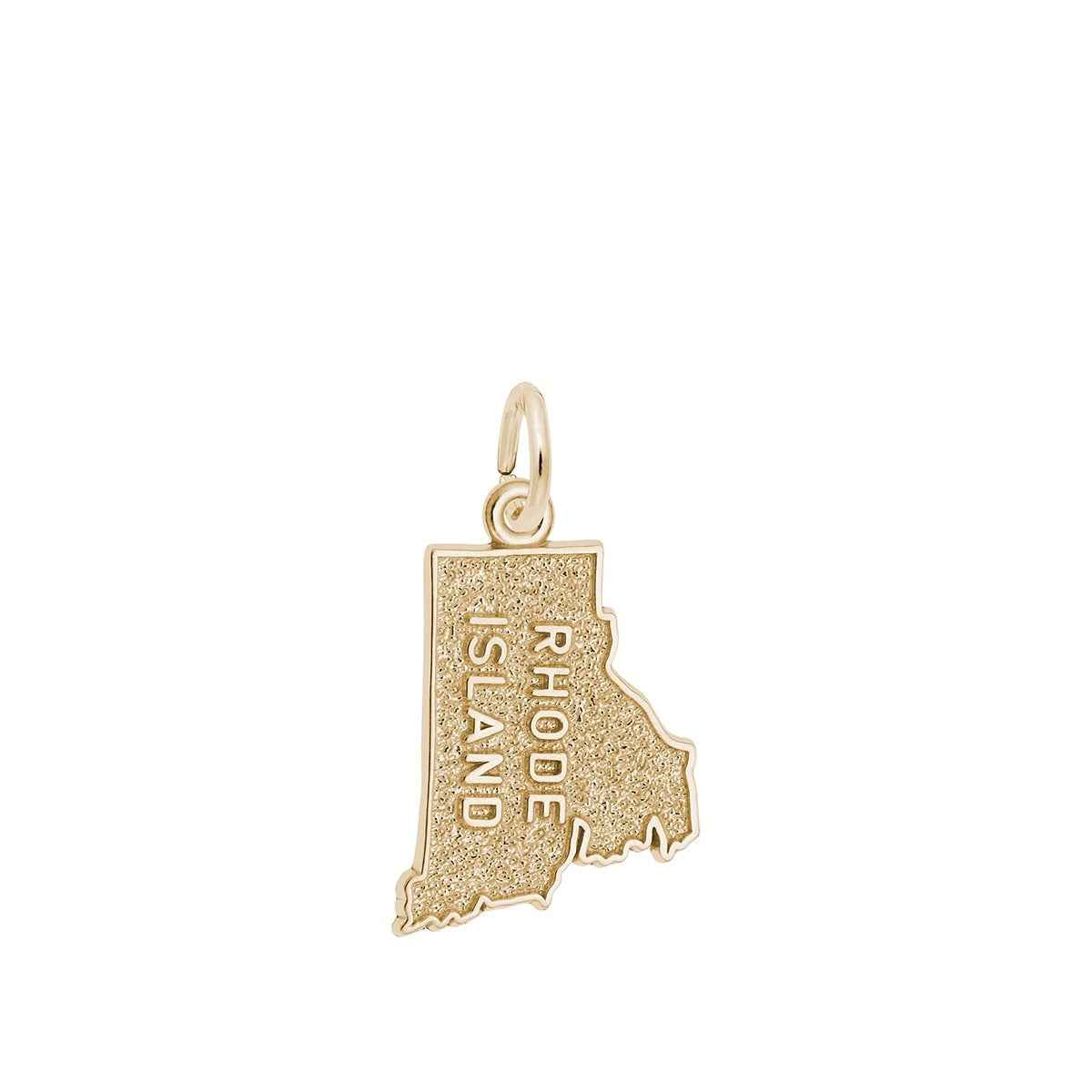 Rhode Island Charm in 14K Yellow Gold
