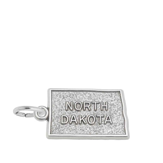 North Dakota Charm in Sterling Silver