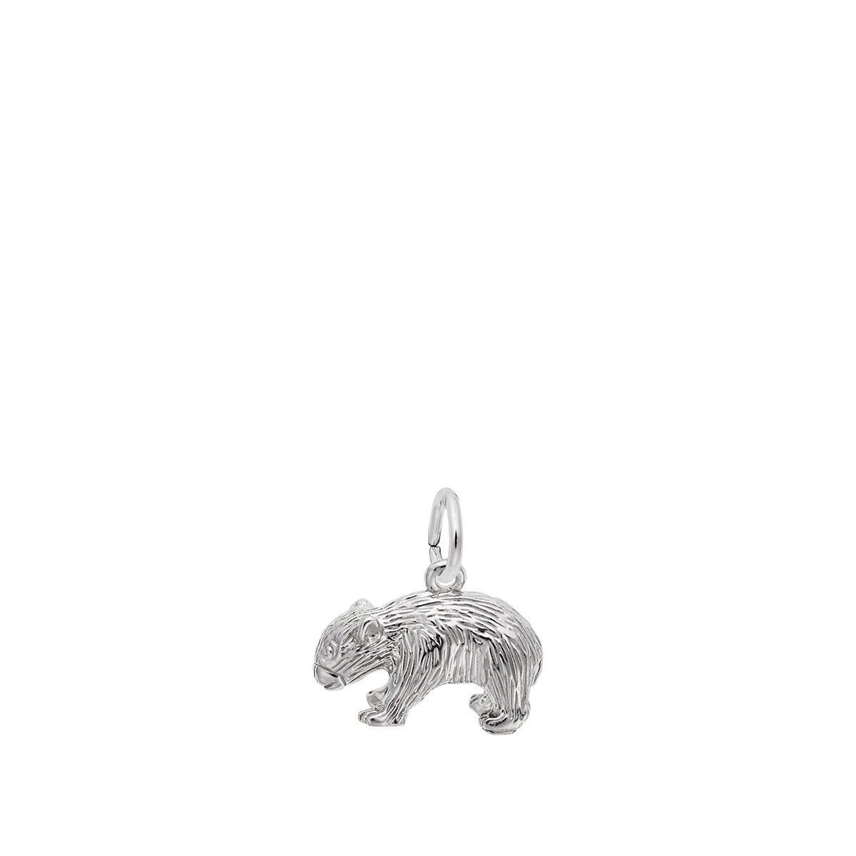 Wombat Charm Sterling Silver