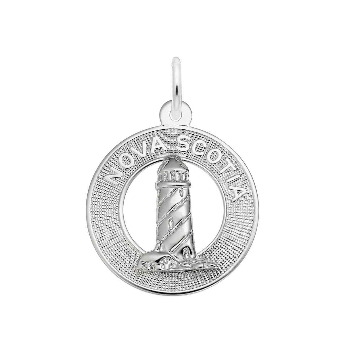 Nova Scotia Lighthouse Charm in Sterling Silver