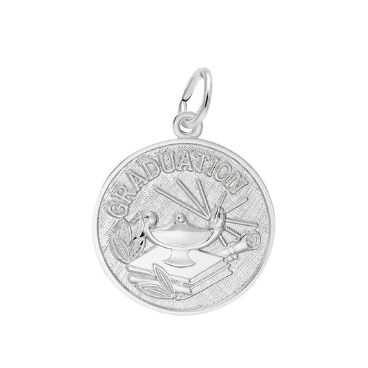 Graduation Charm in Sterling Silver