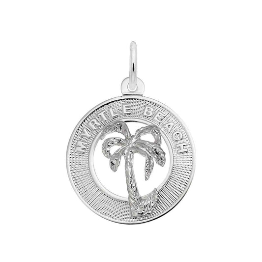 Myrtle Beach Charm in Sterling Silver