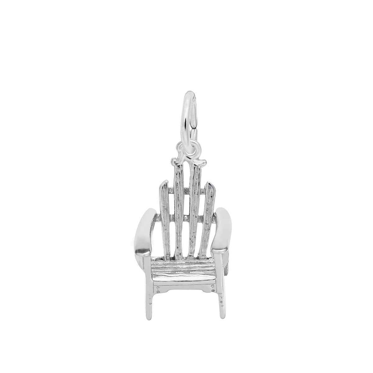 Adirondack Chair Charm in Sterling Silver