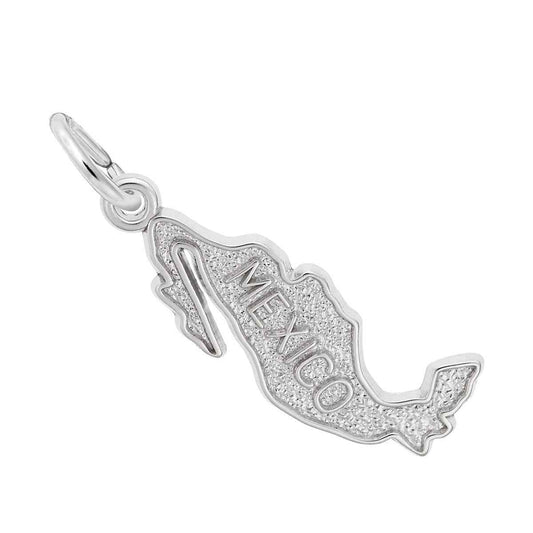Mexico Charm in Sterling Silver