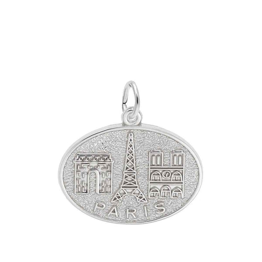 Paris Monuments Charm in Sterling Silver