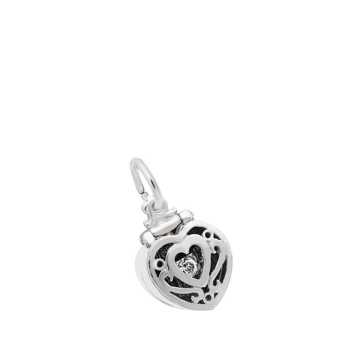 Ring Box Charm in Sterling Silver