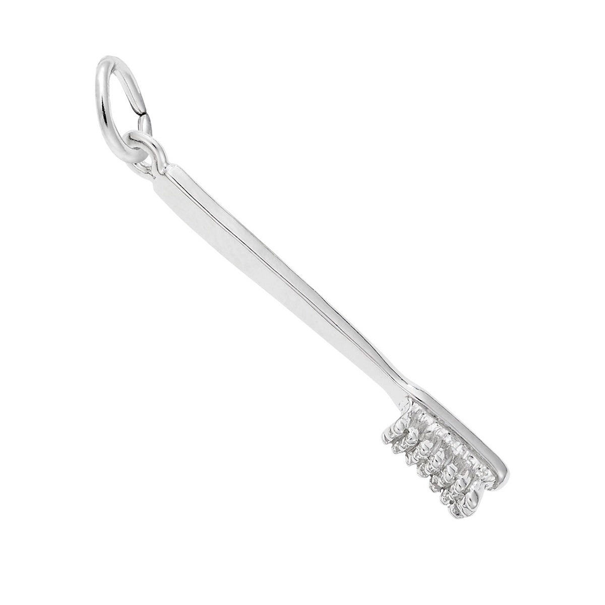 Toothbrush Charm Sterling Silver