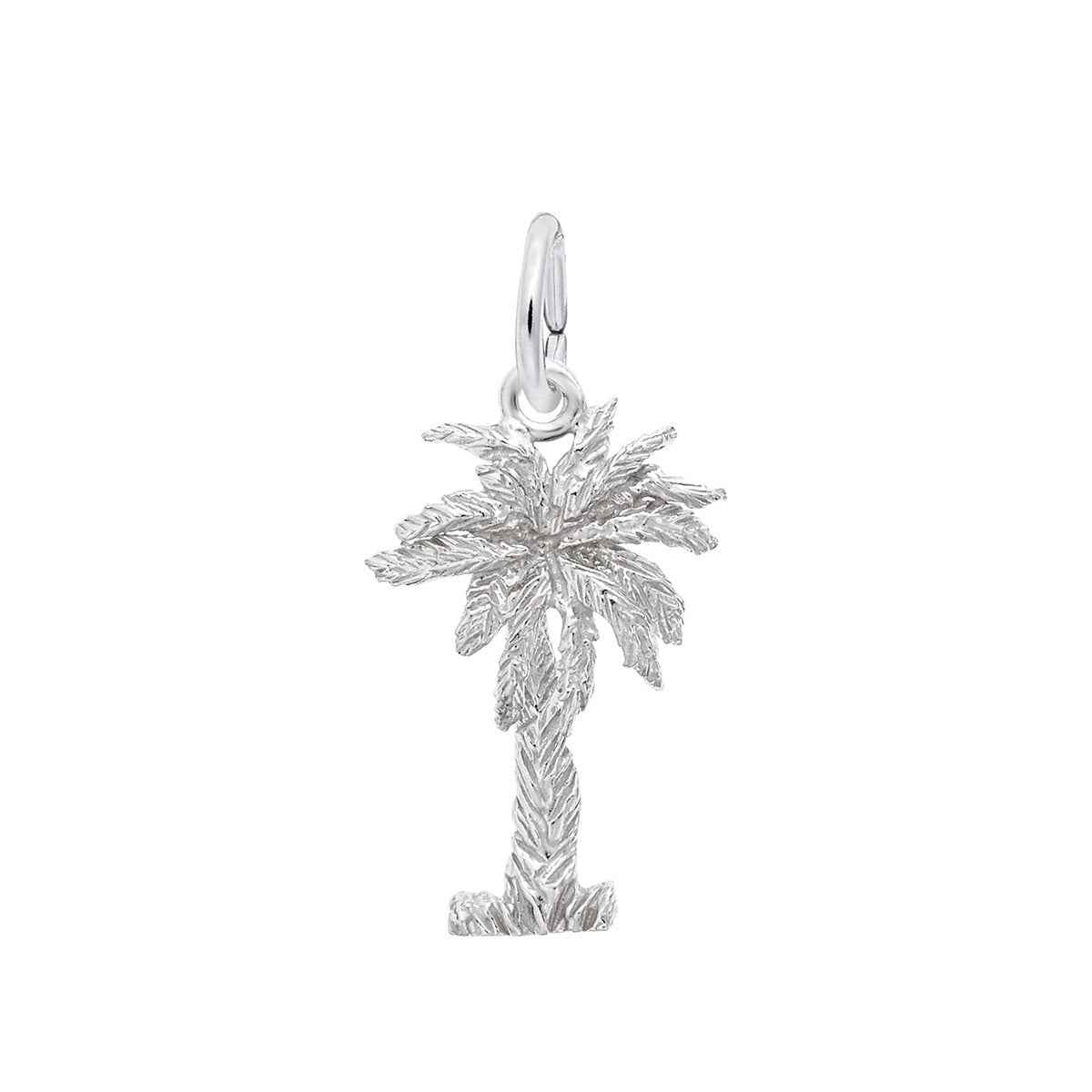 Palmetto 3D Charm in Sterling Silver