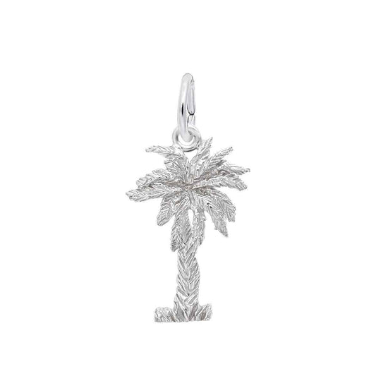 Palmetto 3D Charm in Sterling Silver