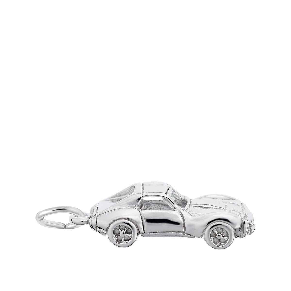 Corvette Charm in Sterling Silver