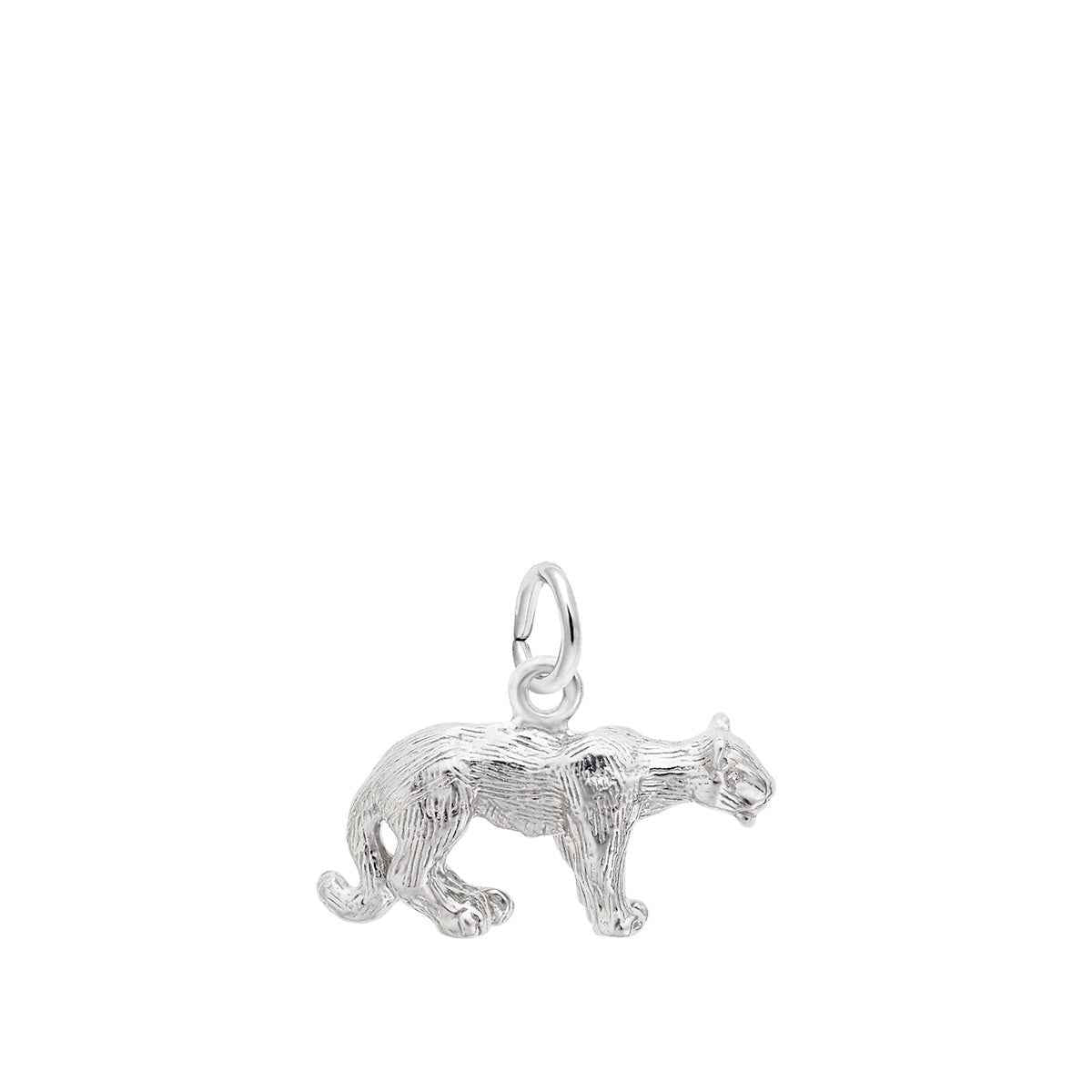 Cougar Charm in Sterling Silver