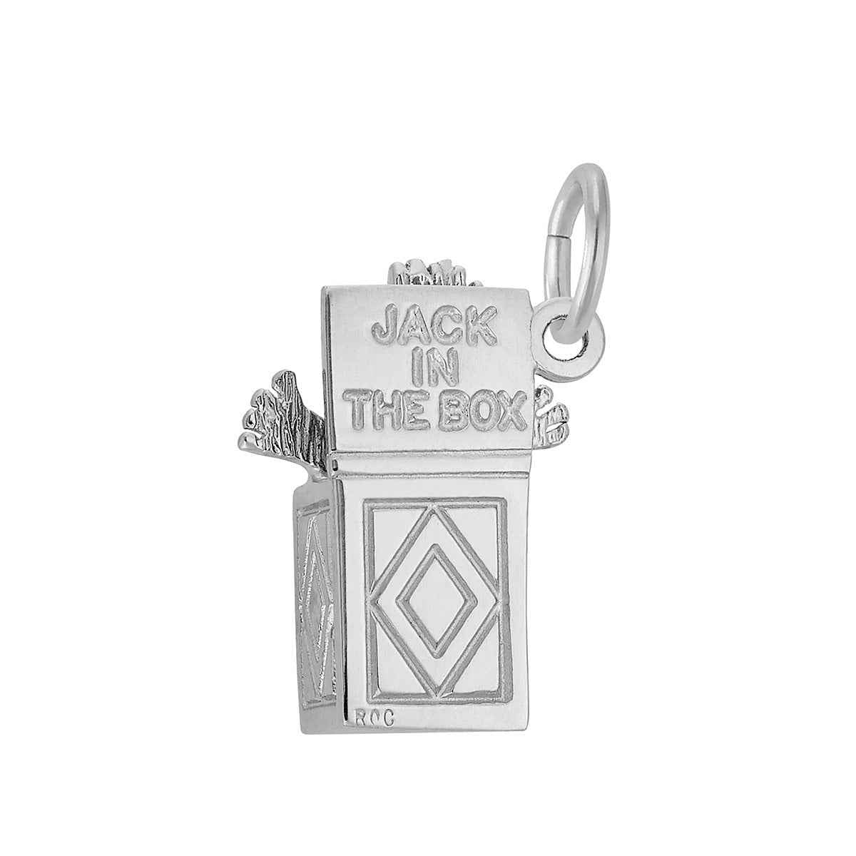 Jack In The Box Charm in Sterling Silver