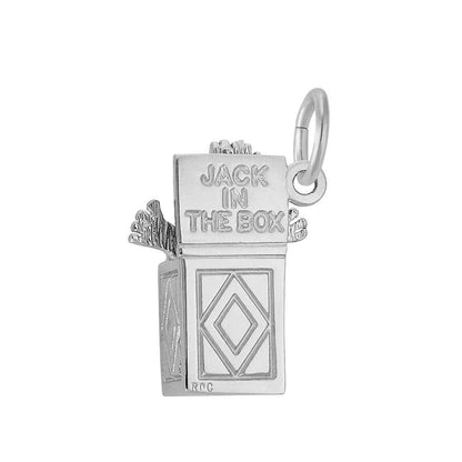 Jack In The Box Charm in Sterling Silver
