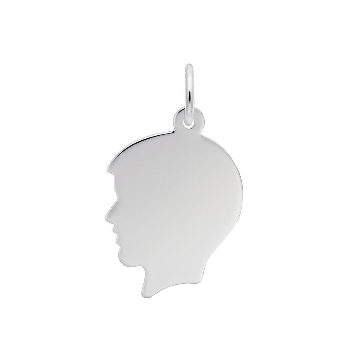 Young Man charm Sterling Silver