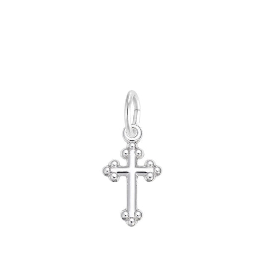 Cross charm Sterling Silver