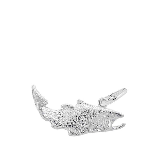 Fish Charm in Sterling Silver