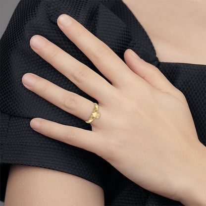 Claddagh Ring in 10K Yellow Gold full view