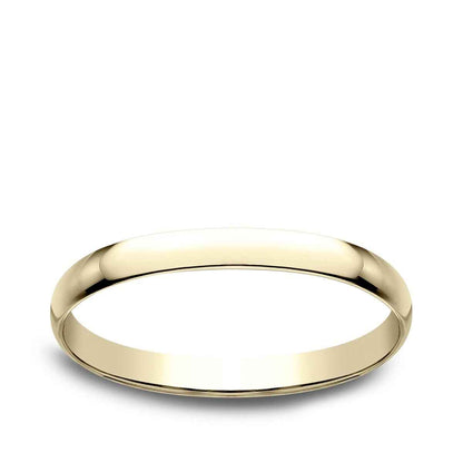 Benchmark Ladies' 1.2mm Dome Classic Fit Polished Wedding Ring in 14K Yellow Gold