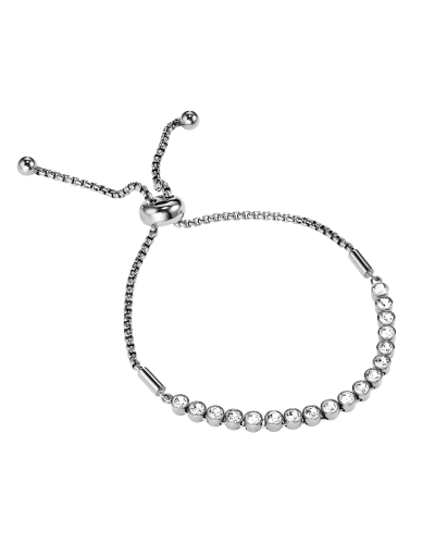 Bulova Ladies' Fashion Watch & Bracelet Set with Mother of Pearl Dial in Stainless Steel close-up detail