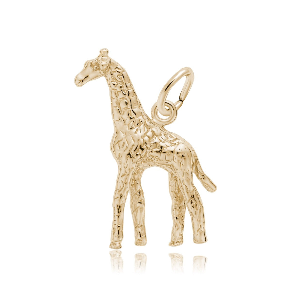 Giraffe Charm in 14K Yellow Gold