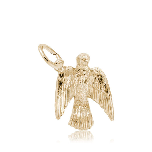 Dove Charm in 14K Yellow Gold